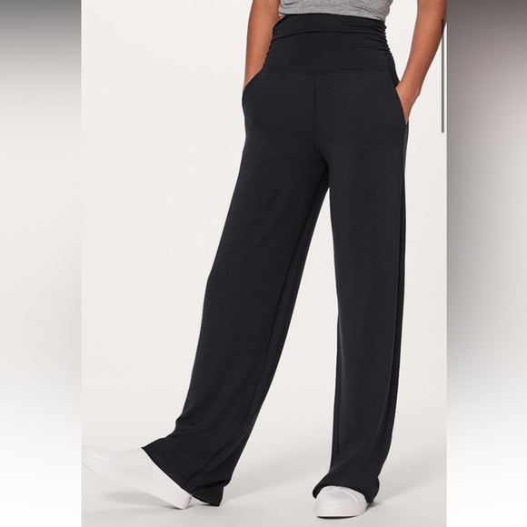 lululemon athletica Pants - Lululemon Athletica Black Wide Leg Pants NWOT